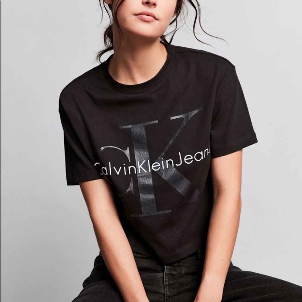 Calvin Klein Heavy Knit Logo Tee